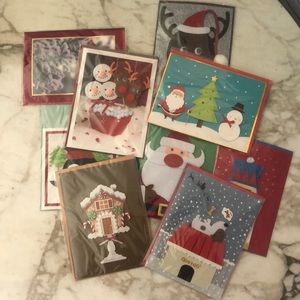 Lot of 9 new Christmas cards